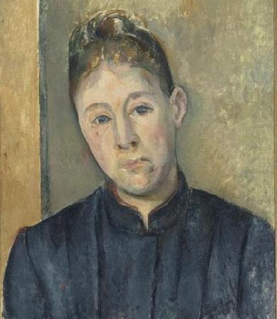 Portrait of Madame Cezanne., Paul Cezanne